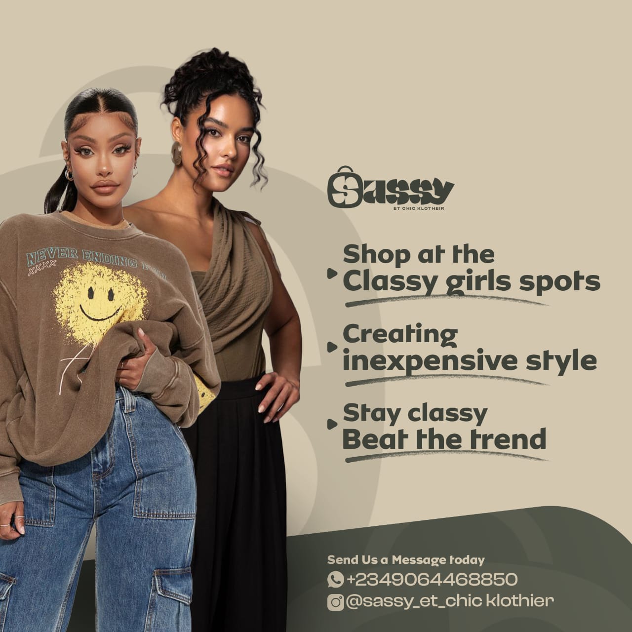 Sassyetclothier Social Media Designs